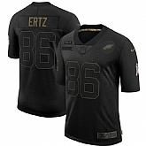 Nike Eagles 86 Zach Ertz Black 2020 Salute To Service Limited Jersey Dyin,baseball caps,new era cap wholesale,wholesale hats